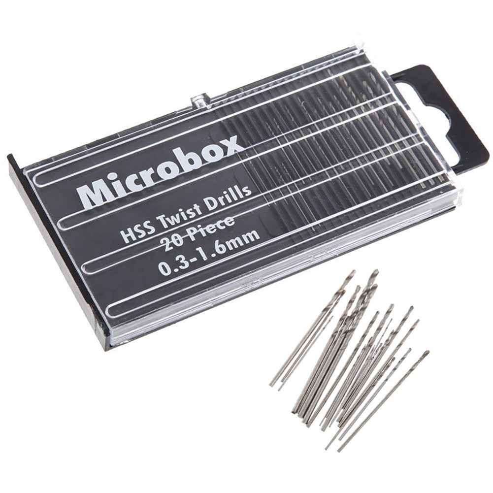 20Pcs Drill Bits For Precision - đánh giá và giá Electronics Repair Hobby