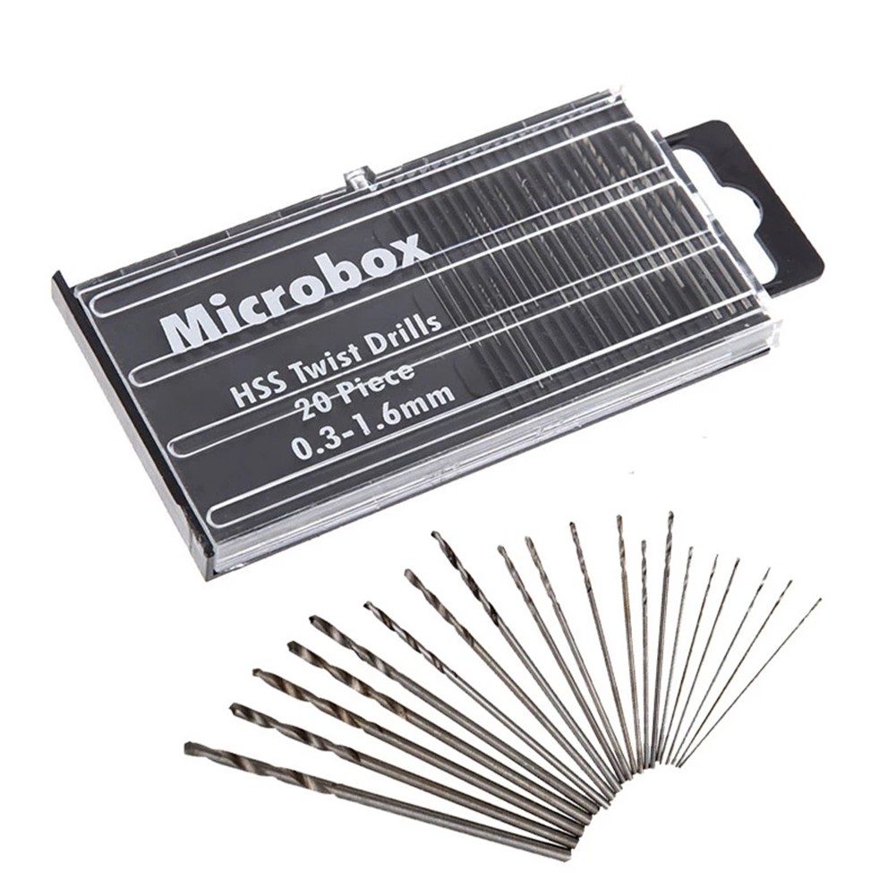 20Pcs Drill Bits For Precision - đánh giá và giá Electronics Repair Hobby