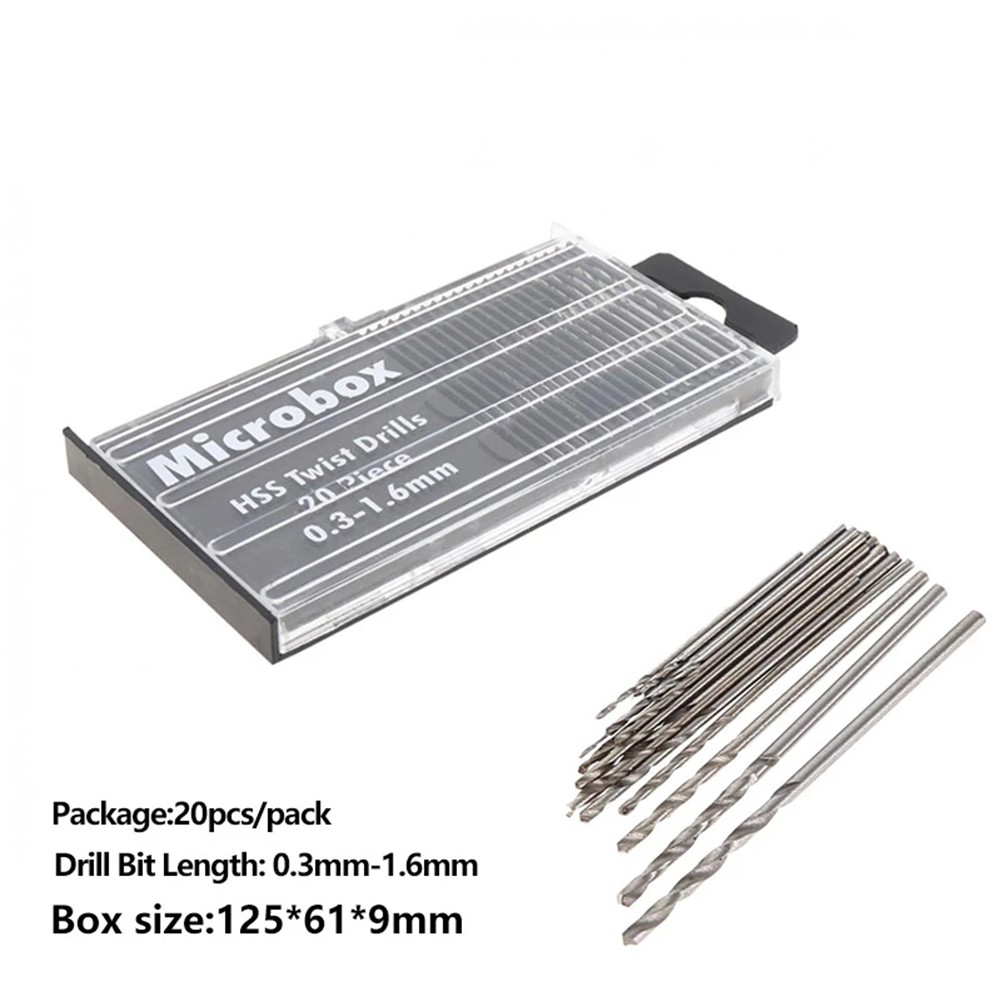 20Pcs Drill Bits For Precision - đánh giá và giá Electronics Repair Hobby