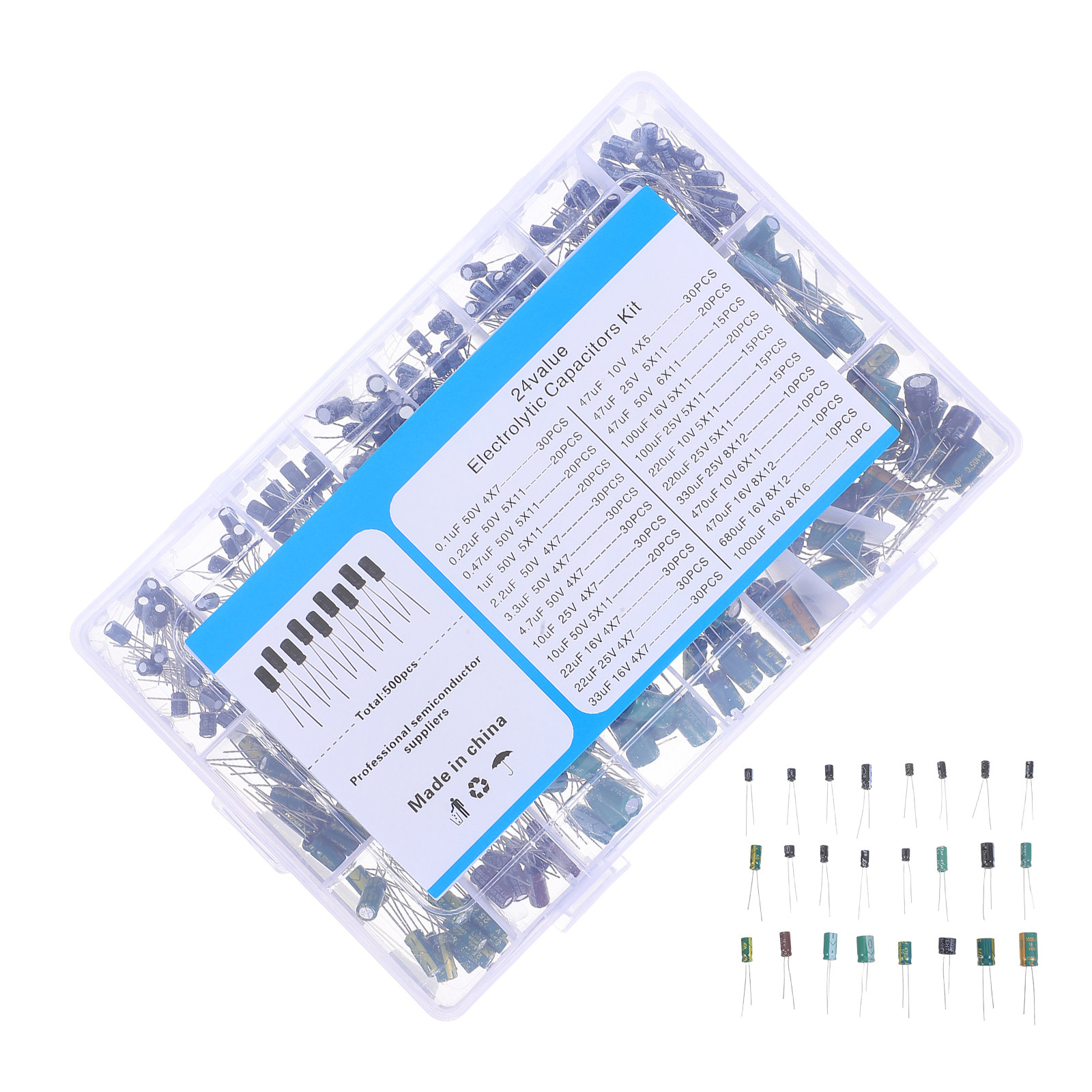500Pcs Aluminum Electrolytic C - đánh giá và giá Electronics Repair In Usa
